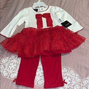 Toddler girl holiday set